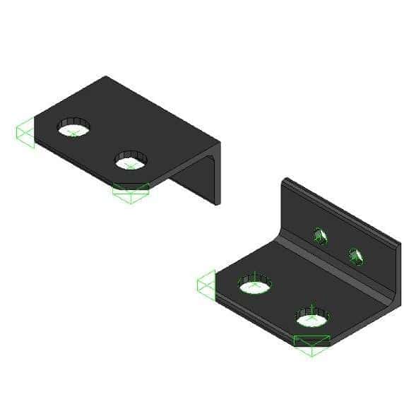 Bolt On 2 Hole Long Gate Hangers