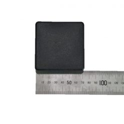 70mm Square Black Plastic End Cap