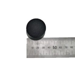 33.7mm Circular Black Plastic End Cap