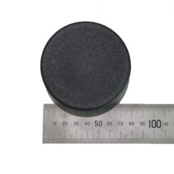 80mm Circular Black Plastic End Cap