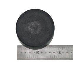 90mm Circular Black Plastic End Cap